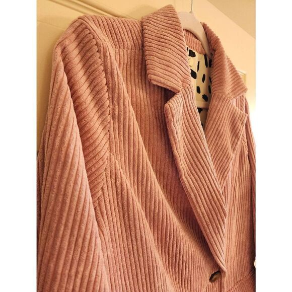 Kori America dusty rose corduroy blazer Size Medium - Picture 5 of 8